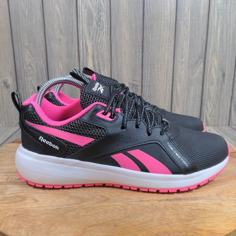 Reebok GY1718 Toe-Tection Comfort Safety Work Shoes Women Size 6.5 Black PInk